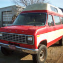 1982 FORD 4X4 PATHFINDER CONVERSION VAN E-250 CAMPER TOP