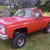 1982 GMC K1500 Pickup Red