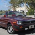 1982 HONDA PRELUDE CONVERTIBLE, 1.8L 4Cyl, 5-SPD MANUAL, SOFT TOP, NO RESERVE.