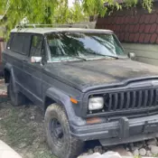 1982 Jeep Cherokee SUV Black 4WD Automatic LAREDO