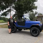 1982 Jeep CJ SUV Blue CJ7