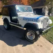 1982 jeep cj7  6 Cylinder Auto mostly all original paint