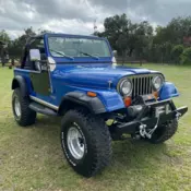 1982 jeep cj7, powerful Chevy 350, automatic, real head-turner.