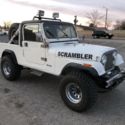 1982 Jeep Scrambler SUV White 4WD Manual CJ8