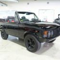 1982 Land Rover Range Rover  15525 Miles Black   4 Speed Manual