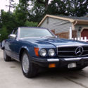 1982 Mercedes Benz 380SL Convertible 929 Nautical Blue Metallic on Palomino- 97K