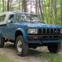 1982 Toyota Hilux 2-Door Pickup with Cap