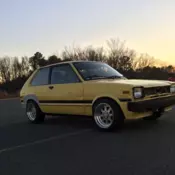 1982 Toyota Starlet Hatchback Yellow