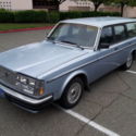 1982 Volvo 240 Diesel wagon low miles 136k, nice blue velour interior, well kept