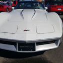 1982 White/Silver Corvette Coupe with Silver-Gray interior