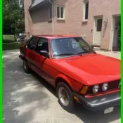 1983 320i 1.8L I4 8V Coupe