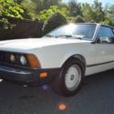 1983 BMW 633csi 6-Series 133,707 Miles White 2d Coupe 6 Manual