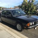 1983 BMW 733i 7 Series 4 Door, Rare Black on Black All Original