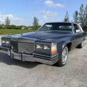 1983 Cadillac DeVille Coupe Blue