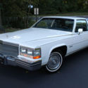 1983 Cadillac Fleetwood Brougham Coupe 59k miles White/Blue De Ville Deville NR!