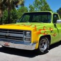 1983 CHEVROLET C-10  V8 SHORT BED WITH FLAMES VERY CLEAN NO RESERVE LIVE VIDEO!!