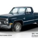 1983 Chevrolet C10 Silverado Midnight Blue Metallic Pickup Truck 305 V8 3 Speed