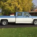 1983 Chevrolet C20 Pickup Crew Cab 6.2 Diesel Blue/White