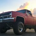 1983 Chevrolet K10 4X4 SHORTBED 350 4sp Lifted Faded Rally Red Patina Paint HOT!