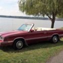 1983 Chrysler LeBaron Convertible 2-Door 2.2L