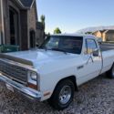 1983 Dodge D150 Pickup White RWD Automatic D150