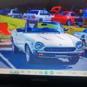 1983 Fiat 124 Spider White
