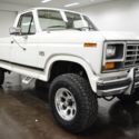 1983 Ford F-150 XLT 4x4  25672 Miles White Pickup Truck 351 Windsor V8 C6 3 Spee
