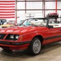 1983 Ford Mustang GLX 37636 Miles Red Convertible 3.8 Liter V6 Automatic