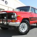 1983 Jeep Cherokee Chief 4WD 199468 Miles Sebring Red SUV  Manual