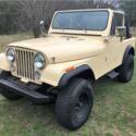 1983 Jeep CJ 4WD 84452 Miles Jamaican Beige 258ci L6 Manual