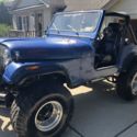1983 Jeep CJ-7 SUV Blue 4WD Manual