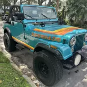 1983 Jeep CJ Blue CJ7