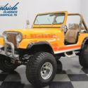 1983 Jeep CJ7  913 Miles Orange Jeep 360 V8 4 Speed Manual