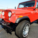 1983 Jeep Wrangler CJ7 Red 2-door Hard Top, 4.2 L 4X4