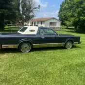 1983 Lincoln Mark VI Coupe Blue