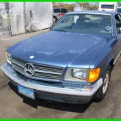 1983 Mercedes Benz 380 SEC 3.8 L V8 NO RESERVE