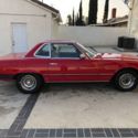 1983 MERCEDES BENZ 380SL RED WITH TAN INTERIOR