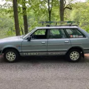 1983 Subaru GL, Low mile, rust free 4wd Turbo wagon (Datsun, Toyota) ski rack!