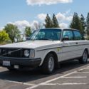 1983 Volvo 242 GLT    White on Black, Stick Shift Turbo Coupe