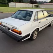 1984 Audi 4000 S Quattro Alpine White 2 owner Rare Original Quattro 5 speed