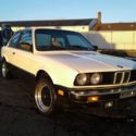 1984 BMW 325e auto Antique Tags Alpine White BBS rims Daily driver HEAD TURNER!