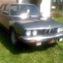 1984 BMW 528e: ORIGINAL/REMARKABLE ENGINE/G-to-VG OVERALL/CLEAR TITLE/NW INDIANA