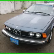 1984 Bmw 633 CSI 3.2 L 6 Cylinder NO RESERVE