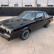 1984 Buick Regal Coupe Black T-TYPE