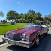 1984 Buick Riviera Convertible Red