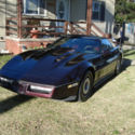 1984 c4 corvette Black Cherry Greenwood body kit runs drives good low price