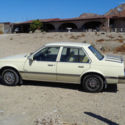 1984 Cadillac Cimarron with economical 5 speed manual trans & 4 cylinder engine