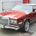 1984 CADILLAC ELDORADO BIARRITZ 2 DOOR CONVERTIBLE - Maroon