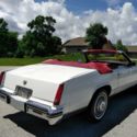 1984 Cadillac Eldorado Convertible Low mi. RARE Car White/Red NO RESERVE