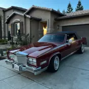 1984 Cadillac Eldorado Convertible Red BIARRITZ